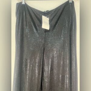 Forever 21 Black Sequin Straight Leg Pants